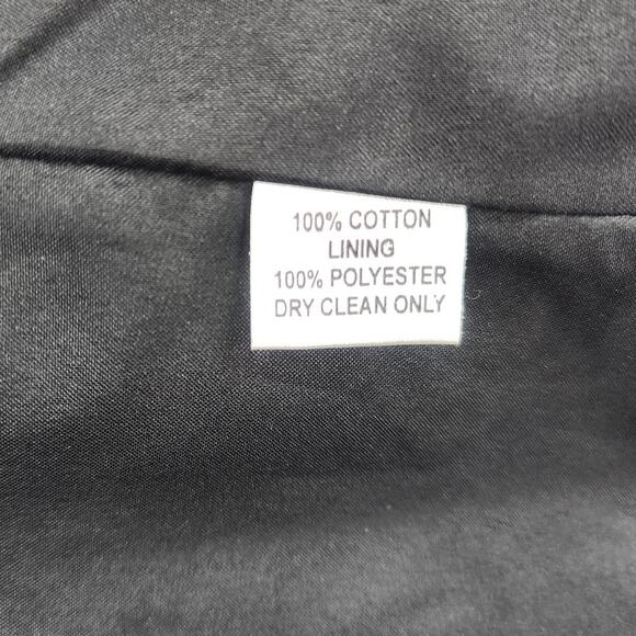 Vintage Anage Black Embroidered Patchwork Blazer Women’s Size Medium - Picture 11 of 16